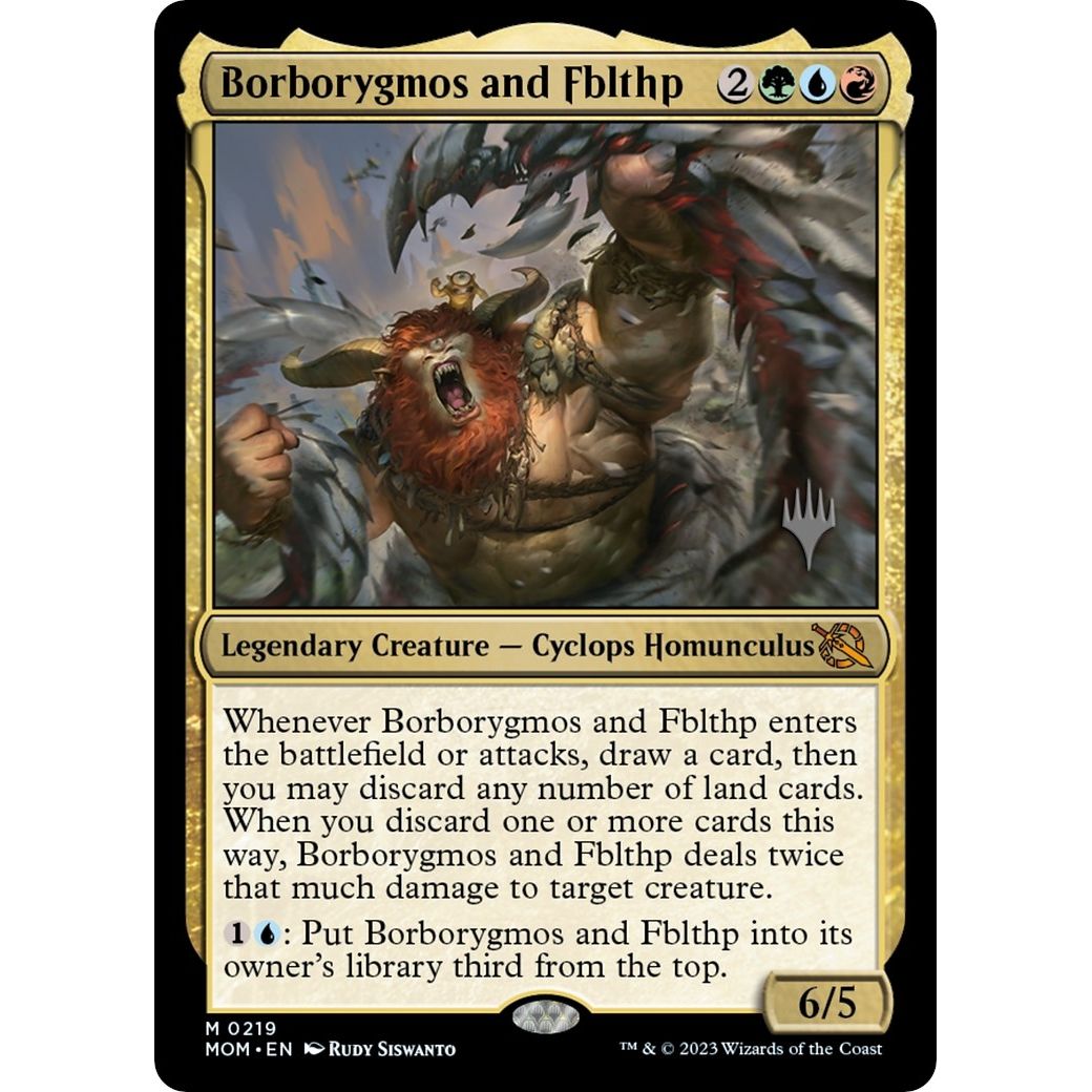 Image for Borborygmos and Fblthp (219) (PPMOM) - Magic: The Gathering