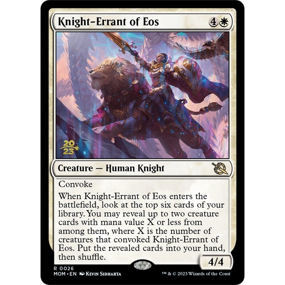 Image for Knight-Errant of Eos (26) (PRE) - Magic: The Gathering
