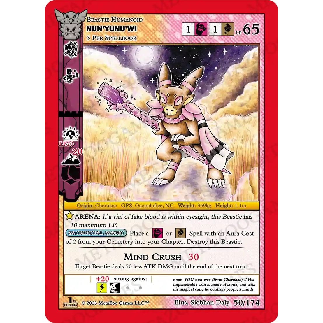 Image for Nun'Yunu'Wi (50/174) (NATFE) - MetaZoo