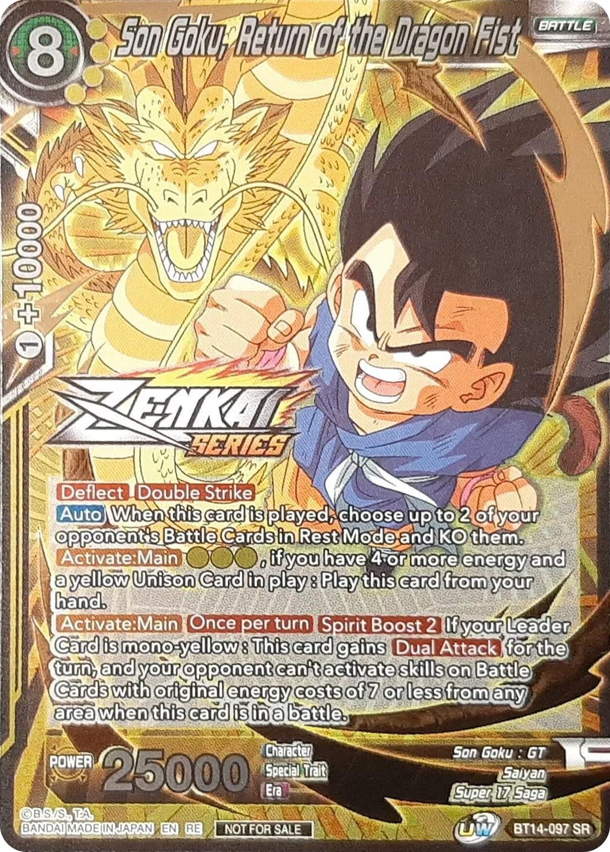 Image for Son Goku, Return of the Dragon Fist (Event Pack 11) (BT14-097) (TPR) - Dragon Ball Super: Masters