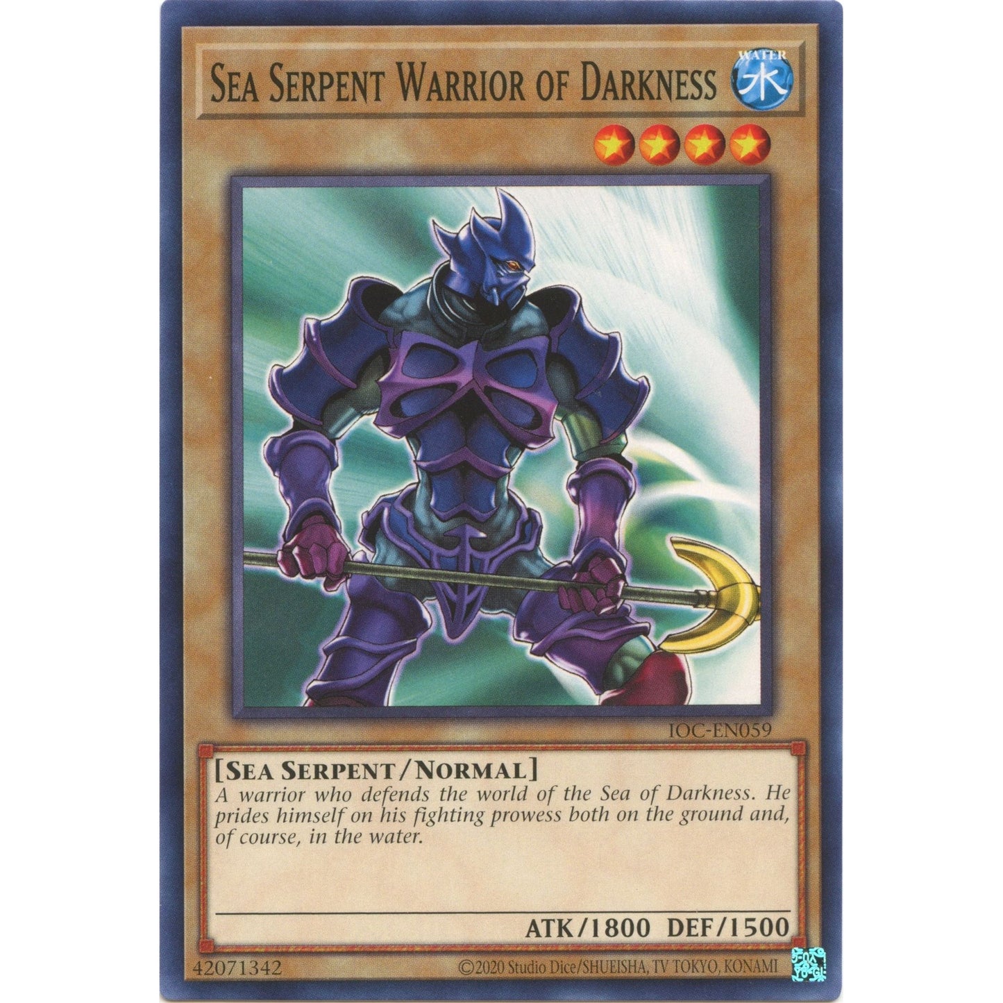 Image for Sea Serpent Warrior of Darkness (IOC-EN059) (IOC-EN) - YuGiOh