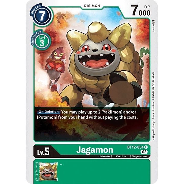 Image for Jagamon (BT12-054 C) (BT12) - Digimon Card Game