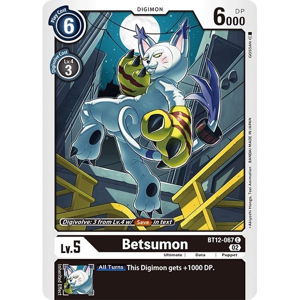Image for Betsumon (BT12-067 C) (BT12) - Digimon Card Game