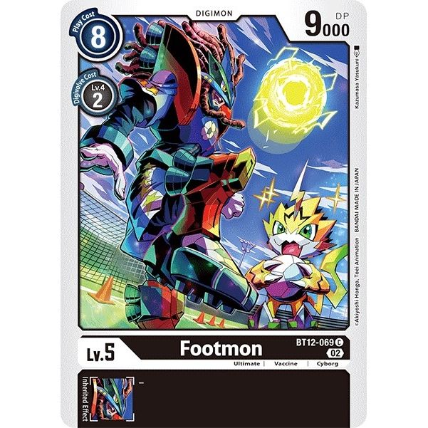 Image for Footmon (BT12-069 C) (BT12) - Digimon Card Game