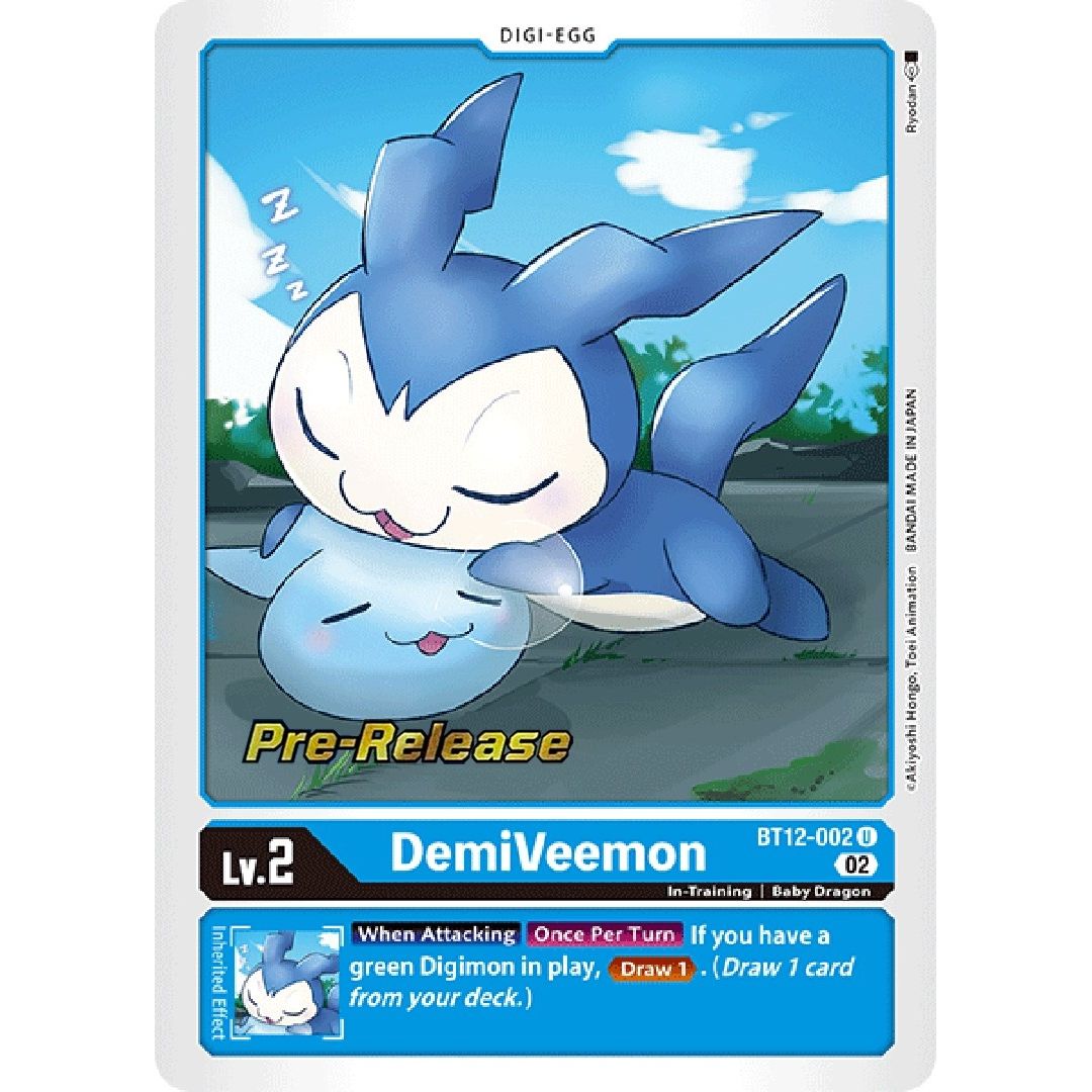 Image for DemiVeemon (BT12-002 U) (BT12_PR) - Digimon Card Game