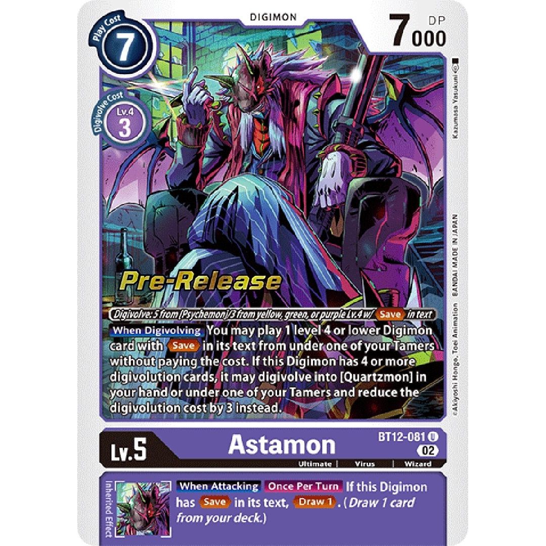 Image for Astamon (BT12-081 U) (BT12_PR) - Digimon Card Game