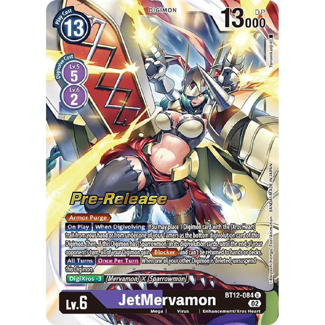 Image for JetMervamon (BT12-084 U) (BT12_PR) - Digimon Card Game