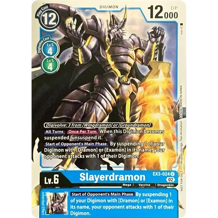Image for Slayerdramon (EX3-024 R) (RPC) - Digimon Card Game