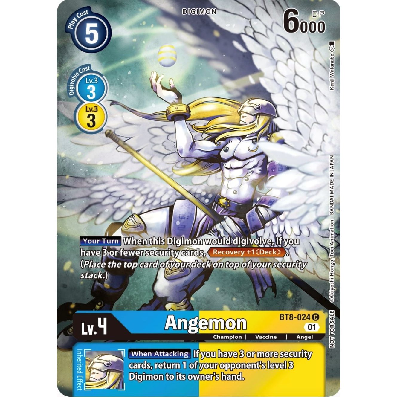 Image for Angemon (Official Tournament Pack Vol.9) (BT8-024 C) (BT08) - Digimon Card Game