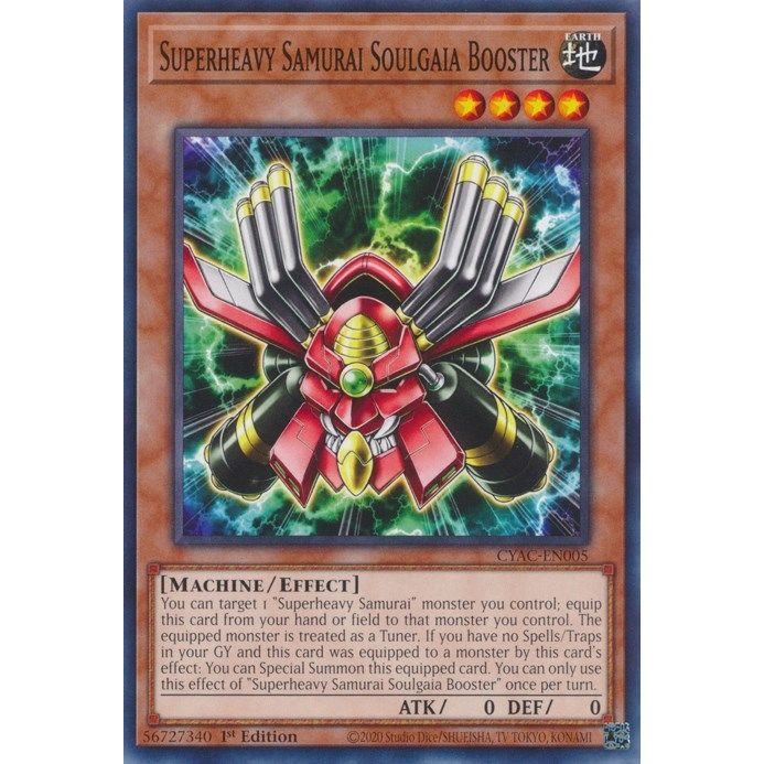 Image for Superheavy Samurai Soulgaia Booster (CYAC-EN005) (CYAC) - YuGiOh