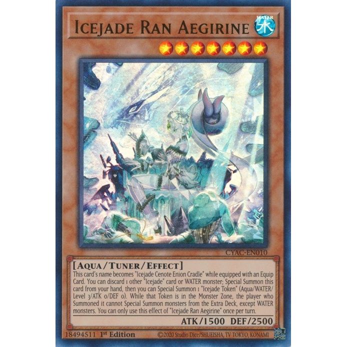 Image for Icejade Ran Aegirine (CYAC-EN010) (CYAC) - YuGiOh