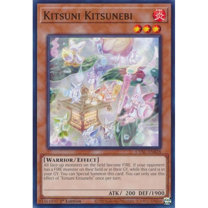 Image for Kitsuni Kitsunebi (CYAC-EN028) (CYAC) - YuGiOh