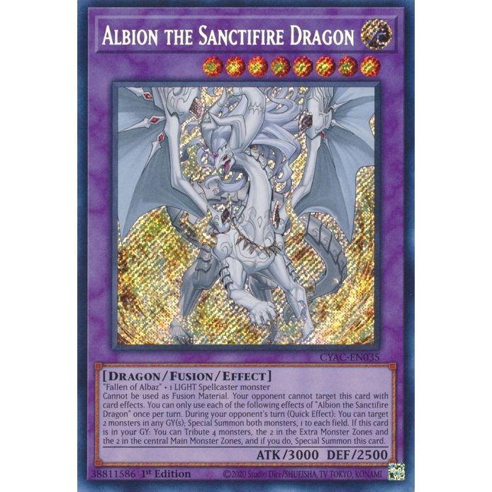 Image for Albion the Sanctifire Dragon (CYAC-EN035) (CYAC) - YuGiOh