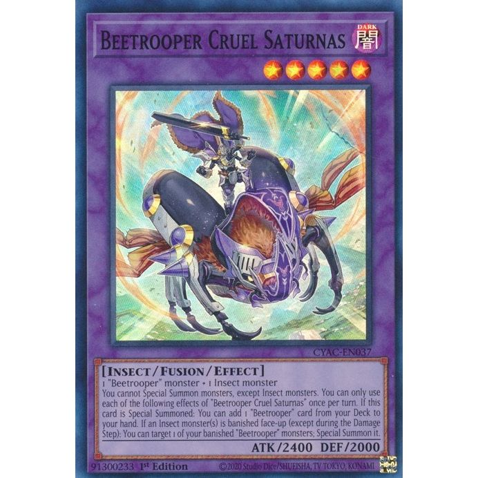 Image for Beetrooper Cruel Saturnas (CYAC-EN037) (CYAC) - YuGiOh