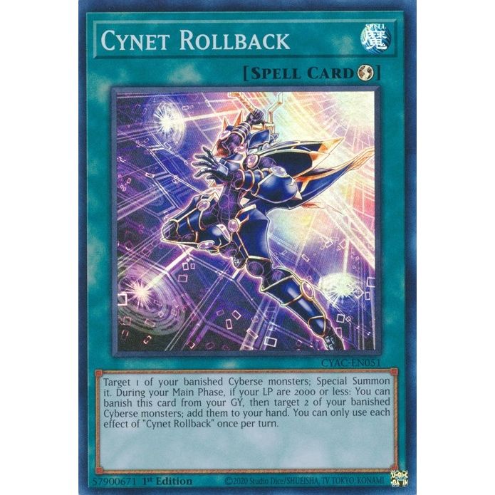 Image for Cynet Rollback (CYAC-EN051) (CYAC) - YuGiOh