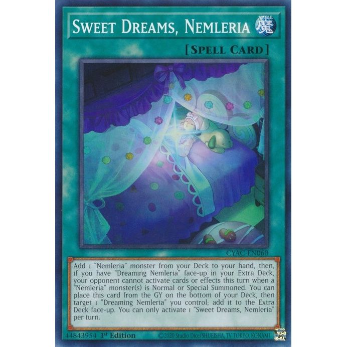 Image for Sweet Dreams, Nemleria (CYAC-EN060) (CYAC) - YuGiOh