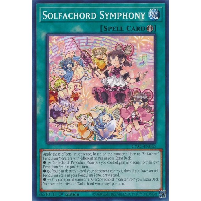 Image for Solfachord Symphony (CYAC-EN065) (CYAC) - YuGiOh