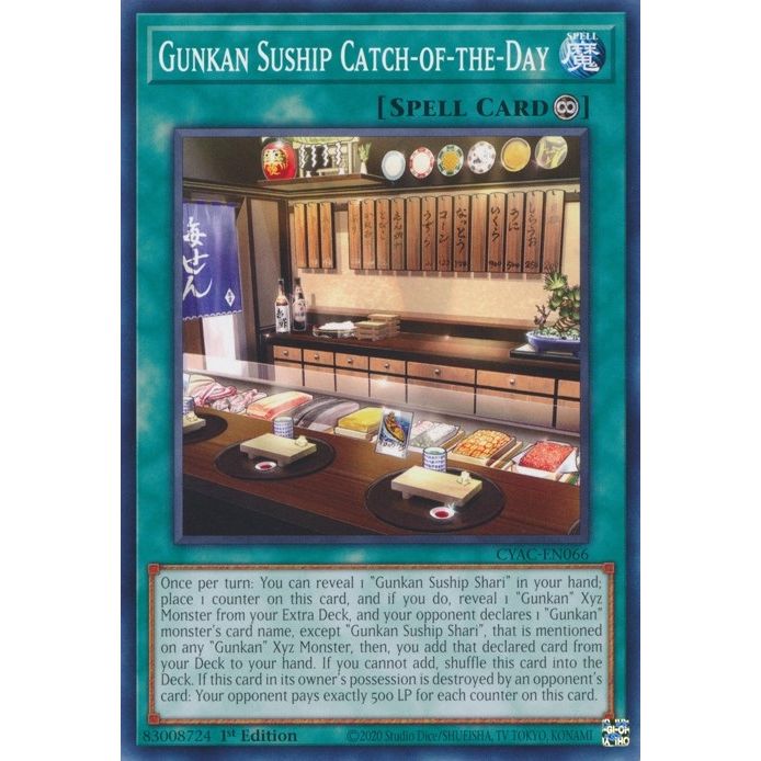 Image for Gunkan Suship Catch-of-the-Day (CYAC-EN066) (CYAC) - YuGiOh