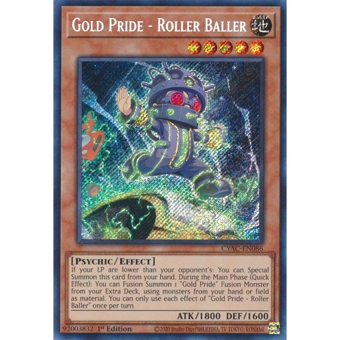 Image for Gold Pride - Roller Baller (CYAC-EN086) (CYAC) - YuGiOh