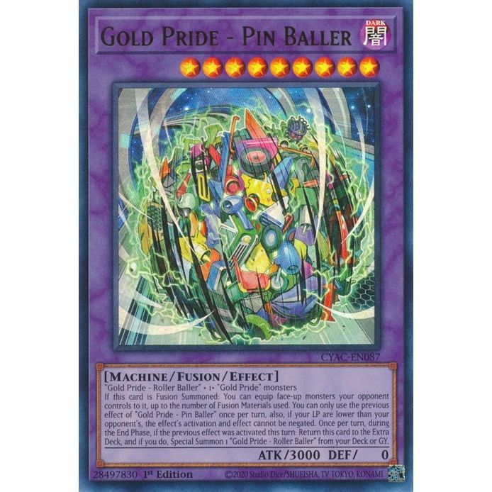 Image for Gold Pride - Pin Baller (CYAC-EN087) (CYAC) - YuGiOh