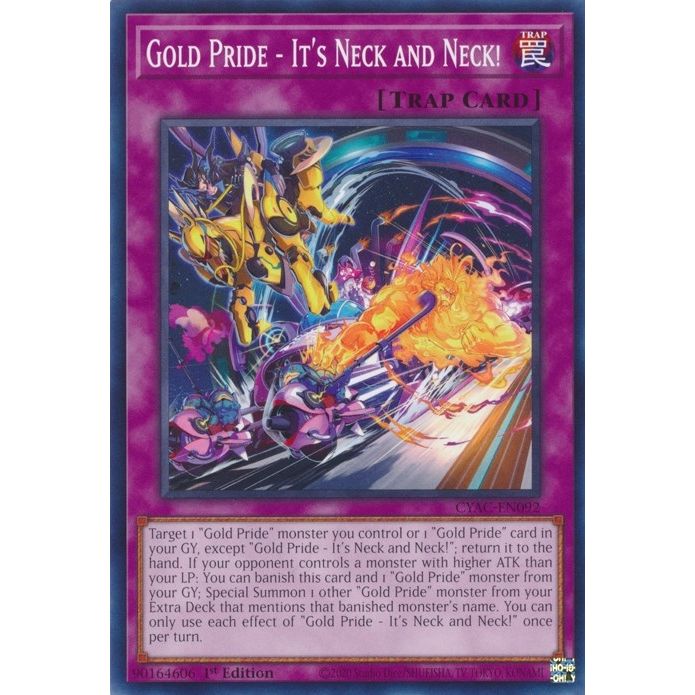 Image for Gold Pride - It's Neck and Neck! (CYAC-EN092) (CYAC) - YuGiOh