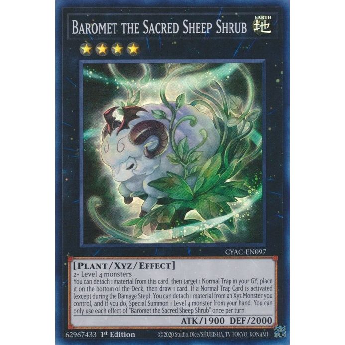 Image for Baromet the Sacred Sheep Shrub (CYAC-EN097) (CYAC) - YuGiOh