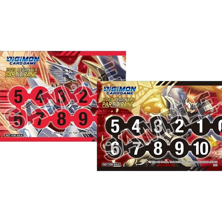 Image for Digimon 2023 Online Regional Championships Memory Gauge - Life Counters
