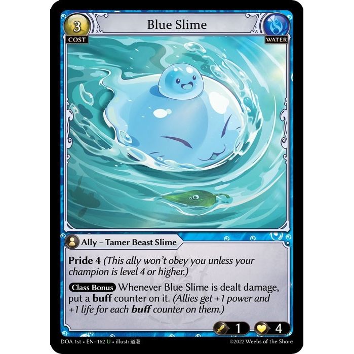Image for Blue Slime (162) (DOA 1st) - Grand Archive TCG