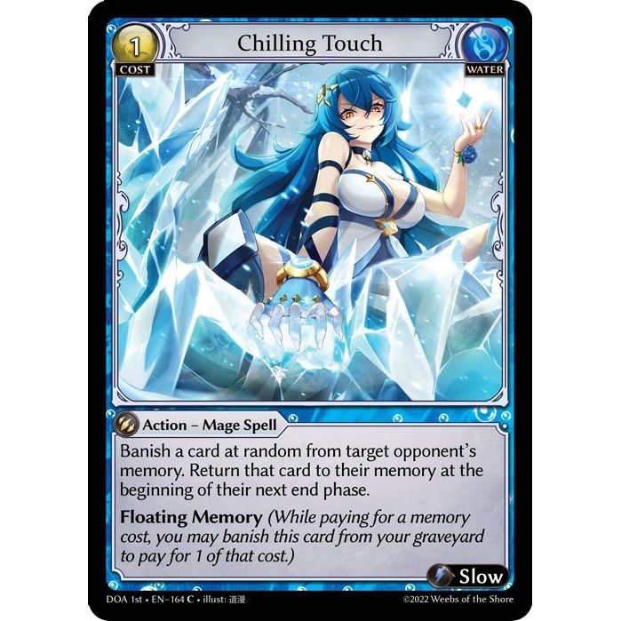 Image for Chilling Touch (164) (DOA 1st) - Grand Archive TCG