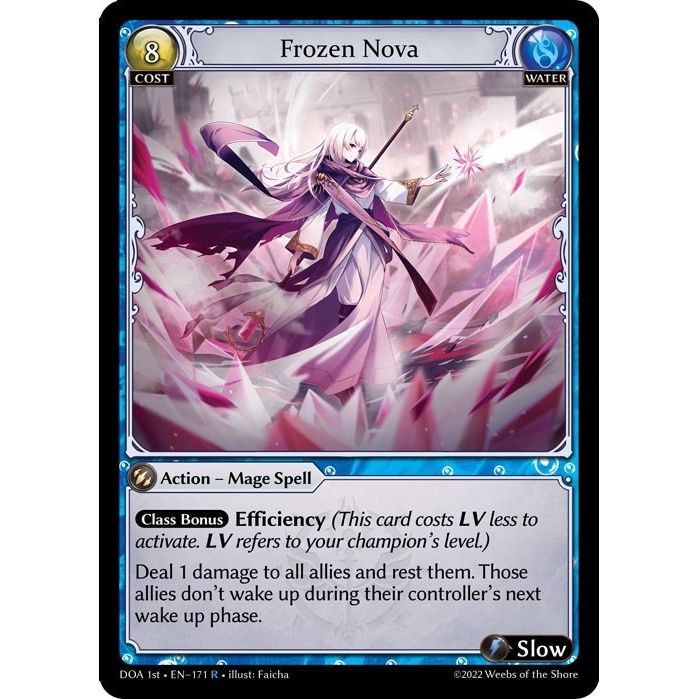 Image for Frozen Nova (171) (DOA 1st) - Grand Archive TCG
