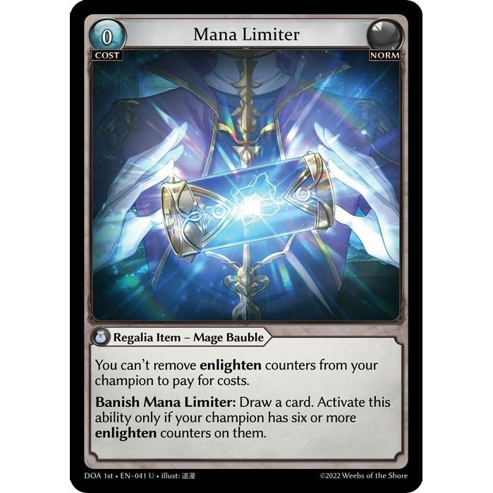 Image for Mana Limiter (041) (DOA 1st) - Grand Archive TCG