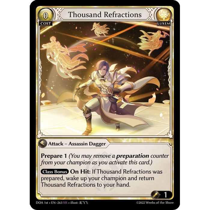 Image for Thousand Refractions (263) (DOA 1st) - Grand Archive TCG