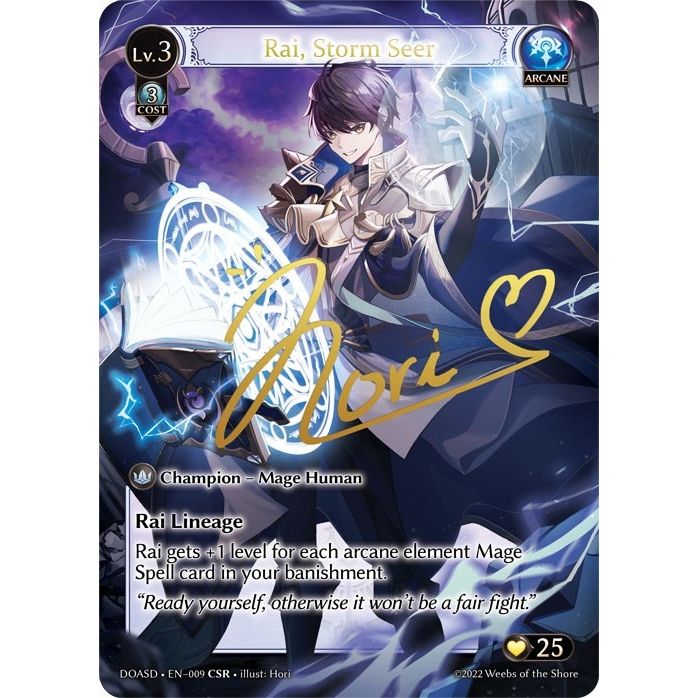 Image for Rai, Storm Seer (CSR) (009) (DOASD) - Grand Archive TCG