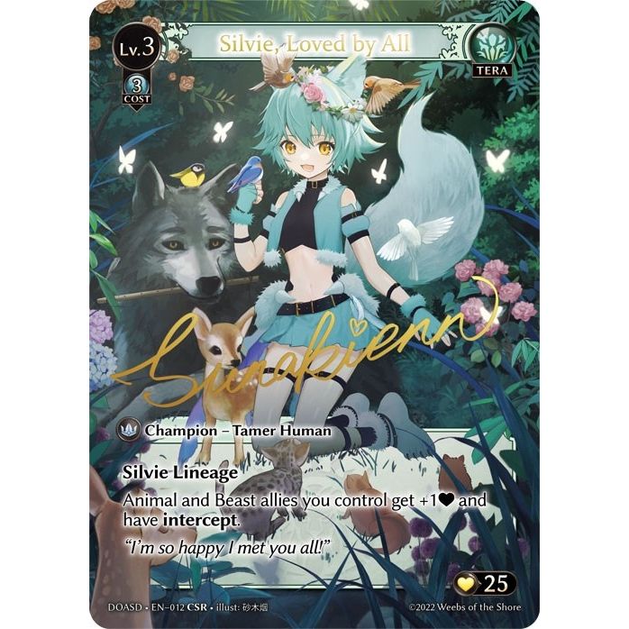Image for Silvie, Loved by All (CSR) (012) (DOASD) - Grand Archive TCG