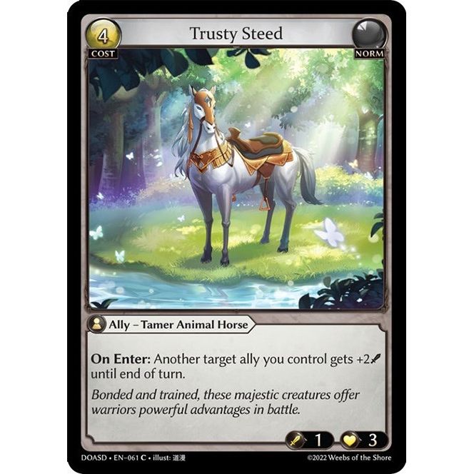 Image for Trusty Steed (061) (DOASD) - Grand Archive TCG