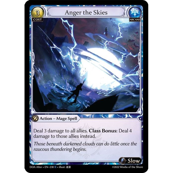 Image for Anger the Skies (238) (DOA Alter) - Grand Archive TCG