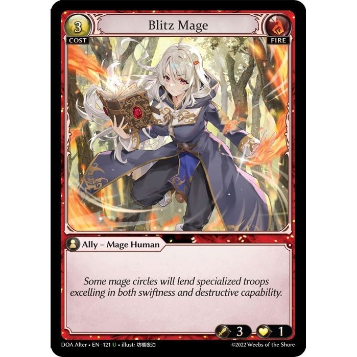 Image for Blitz Mage (121) (DOA Alter) - Grand Archive TCG