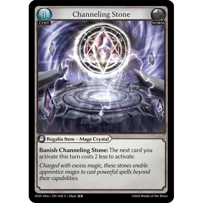 Image for Channeling Stone (028) (DOA Alter) - Grand Archive TCG