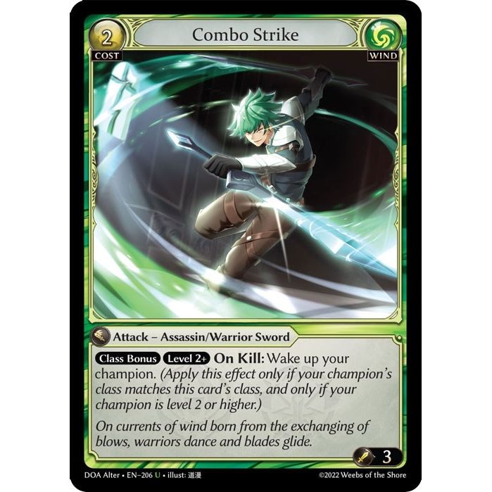 Image for Combo Strike (206) (DOA Alter) - Grand Archive TCG
