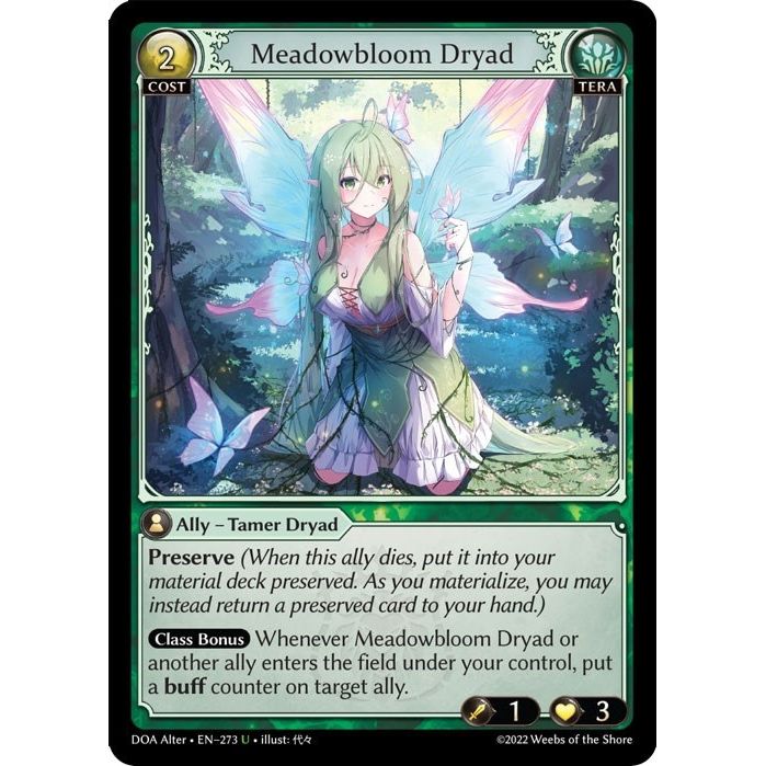 Image for Meadowbloom Dryad (273) (DOA Alter) - Grand Archive TCG