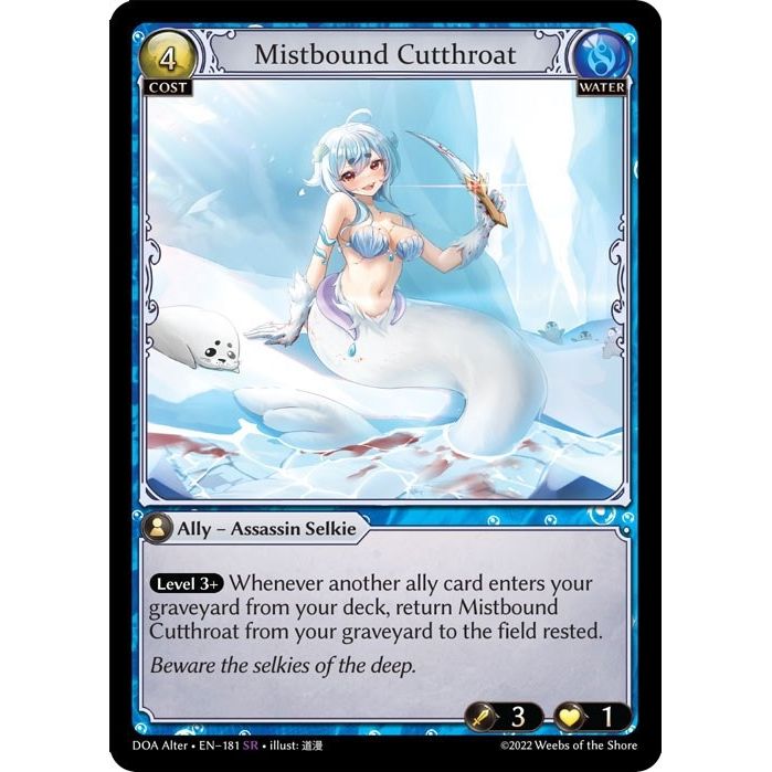 Image for Mistbound Cutthroat (181) (DOA Alter) - Grand Archive TCG