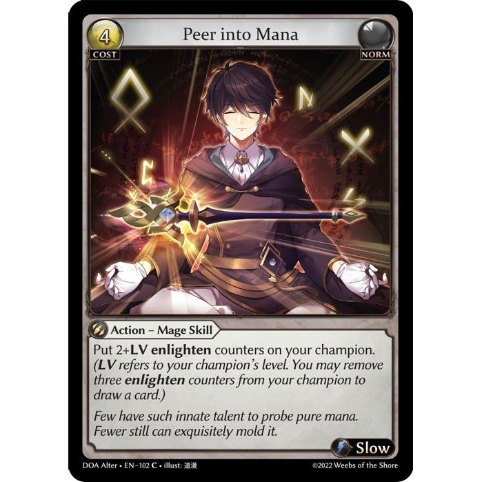 Image for Peer into Mana (102) (DOA Alter) - Grand Archive TCG