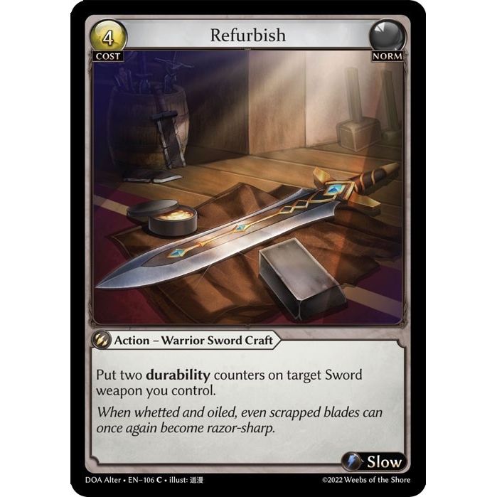 Image for Refurbish (106) (DOA Alter) - Grand Archive TCG