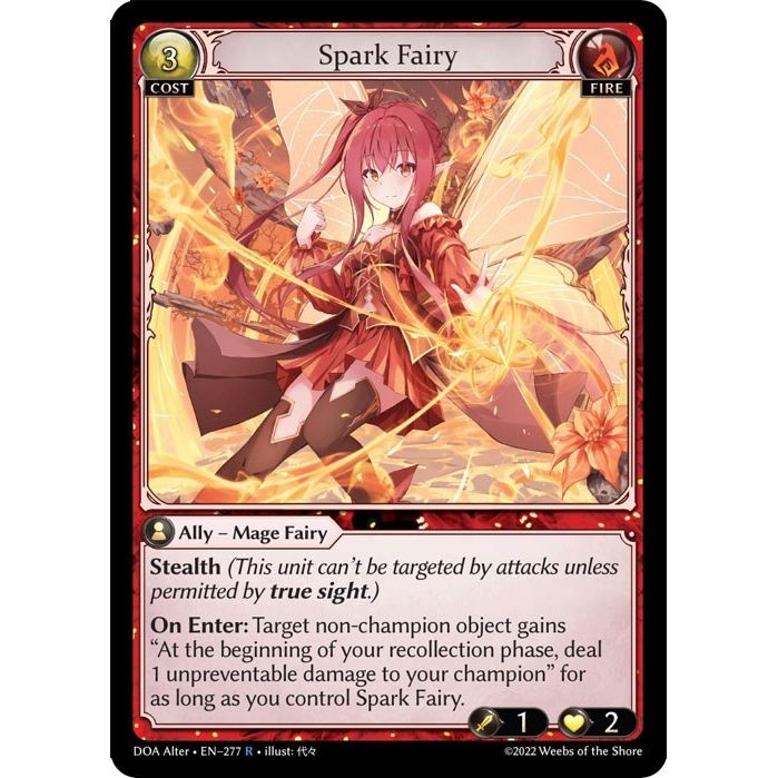 Image for Spark Fairy (277) (DOA Alter) - Grand Archive TCG