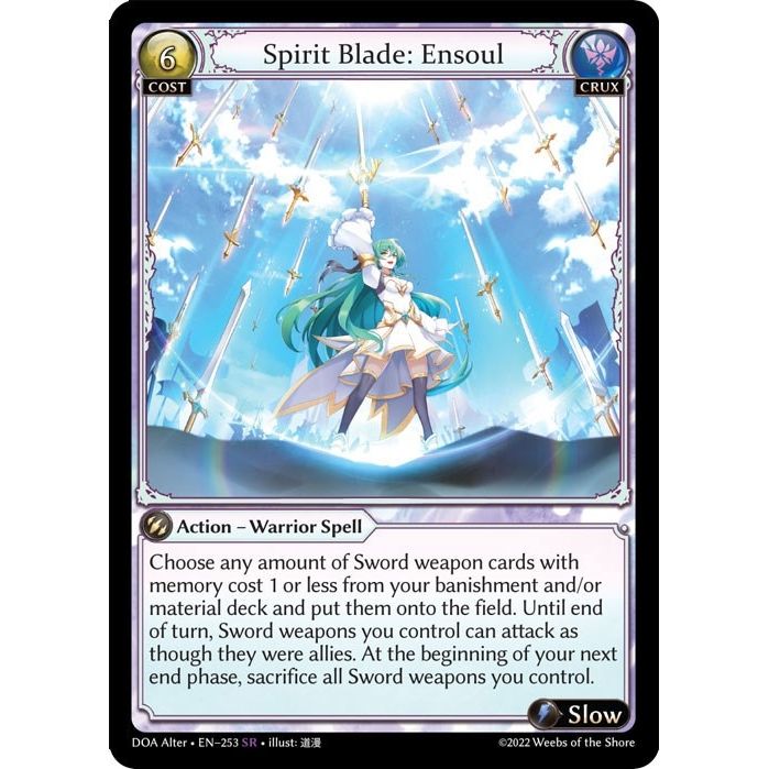 Image for Spirit Blade: Ensoul (253) (DOA Alter) - Grand Archive TCG