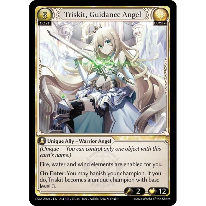Image for Triskit, Guidance Angel (264) (DOA Alter) - Grand Archive TCG
