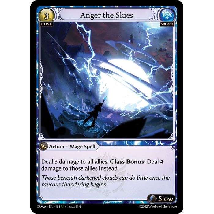 Image for Anger the Skies (101) (DOAp) - Grand Archive TCG