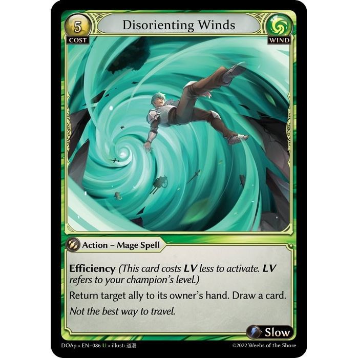 Image for Disorienting Winds (086) (DOAp) - Grand Archive TCG