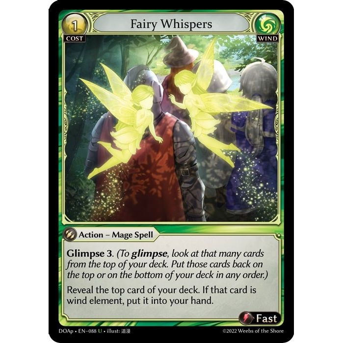 Image for Fairy Whispers (088) (DOAp) - Grand Archive TCG