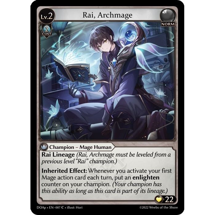 Image for Rai, Archmage (007) (DOAp) - Grand Archive TCG